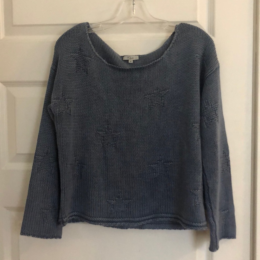 Rails blue stars sweater XS